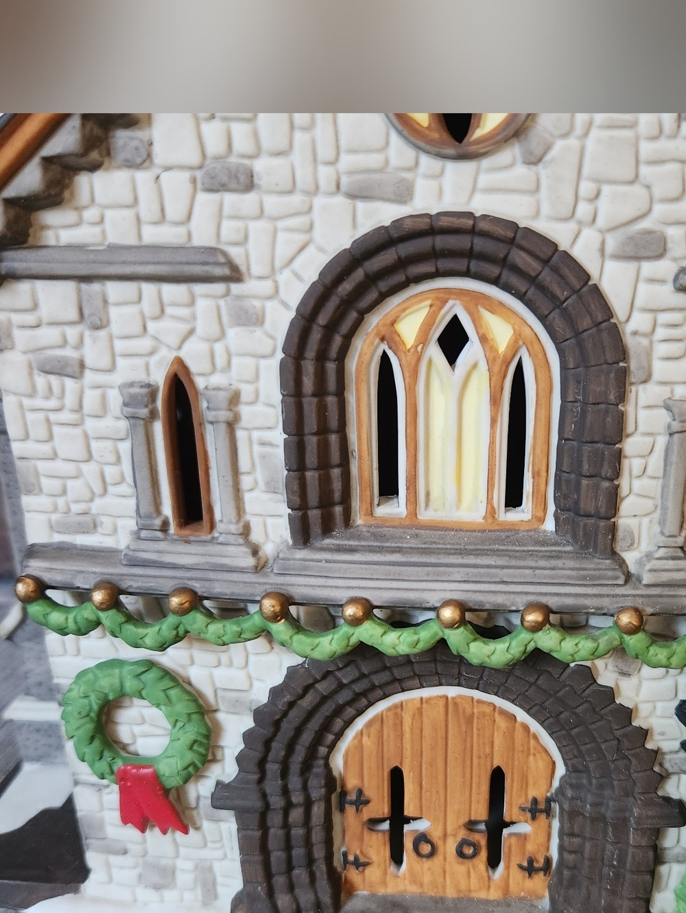Vintage Whittlesbourne Church Handpainted Porcelain Dickens Village Series - Picture 2 of 16